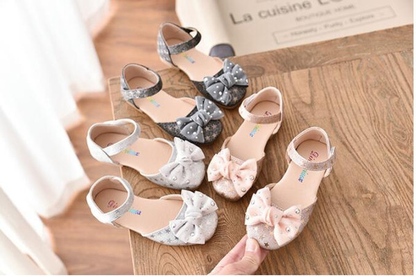 Girls Summer Princess Crystal Sandals Kids Toddler Baby Soft Sole Sandal Shoes MQM 001