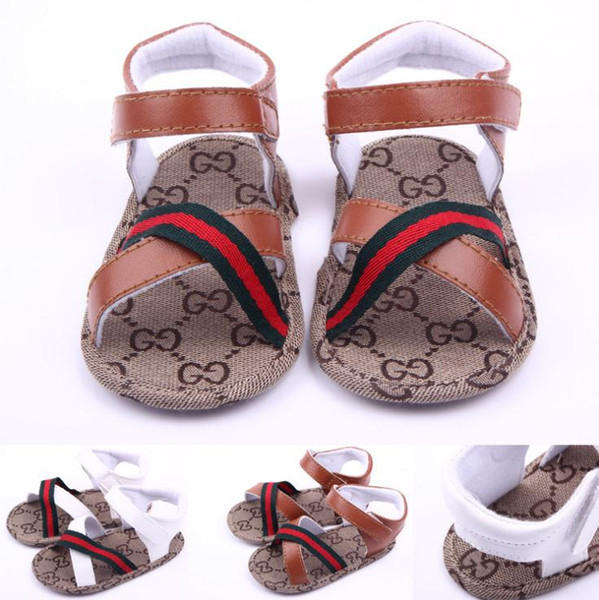 Baby sandals Summer Kids Boys pu First Walker Shoe Baby Fashion Non-slip Shoes