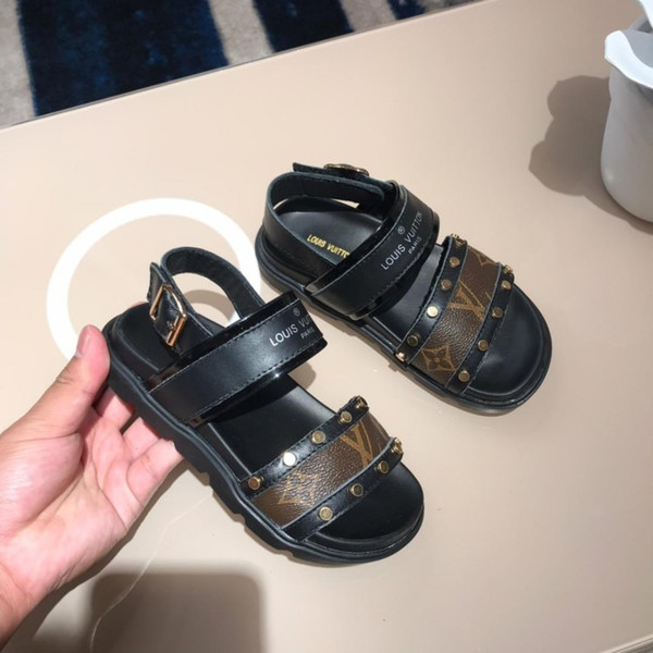 kids boys girls sandals for children high quality children shoes 26-34 guc-672