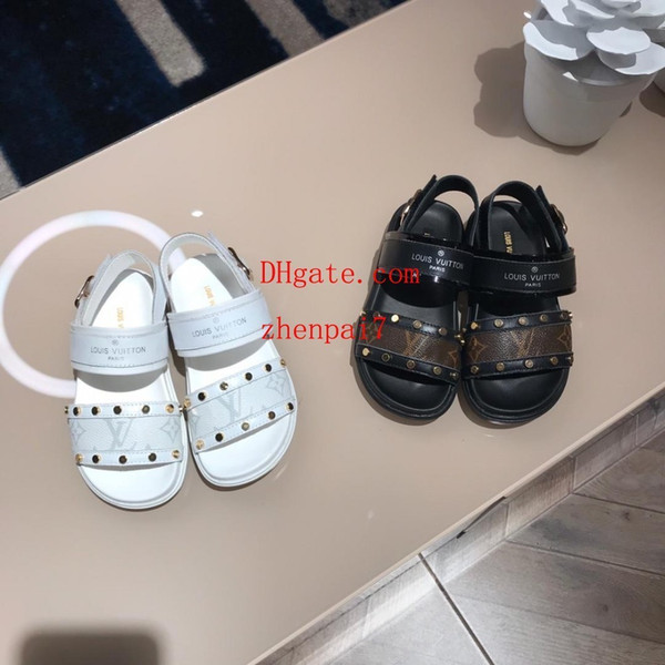 kids boys girls sandals for children high quality children shoes 26-34 guc-368