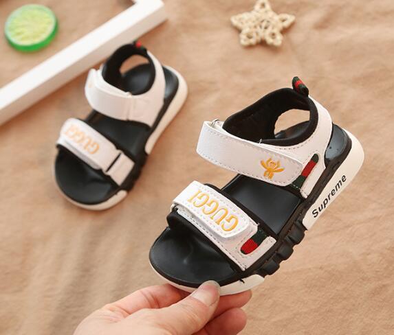 2019 luxury shoes tendon sandalsbee embroidered boys and girls sandals spring and autumn children's gifts free shipping 419