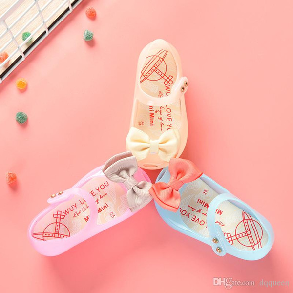 Melissa Shoes Girls Sandals Led Lighting Soft Jelly Girls Shoes Casual Baby Toddler Sandals Summer Princess LED Mini Melissa