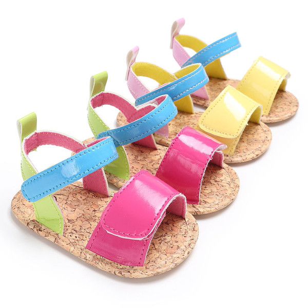 Newborn Infant Toddler Baby Girls Sandals Prewalker Crib First Shoes Slippers Children Kids Girl Dail Sandals Clogs