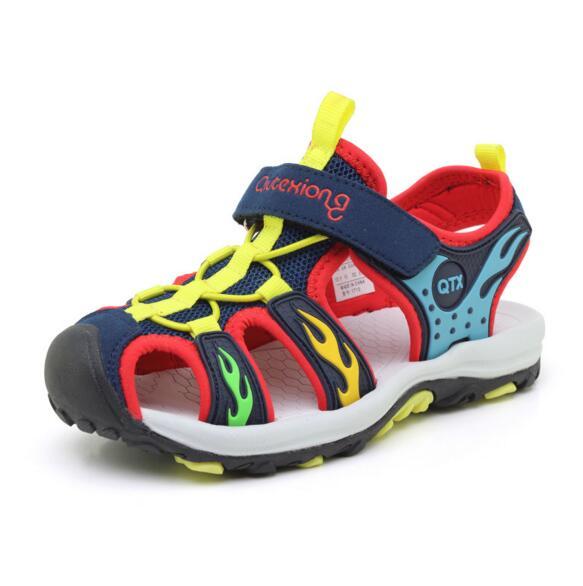 Summer kids beach shoes brand closed toe toddler boys sandals orthopedic sport baby boy sandals shoes childern sneakers