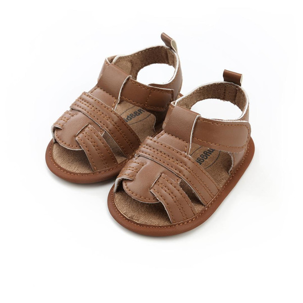 Brown boys sandals 2018 summer new fashion infant kids casual toddler shoes newborn baby hollow breather sandals boys shoes.