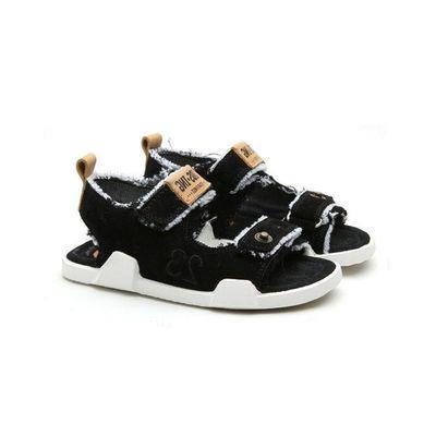 2018 The new summer children magic beach shoes sandals Girls Boys Denim fashion tide Hugh