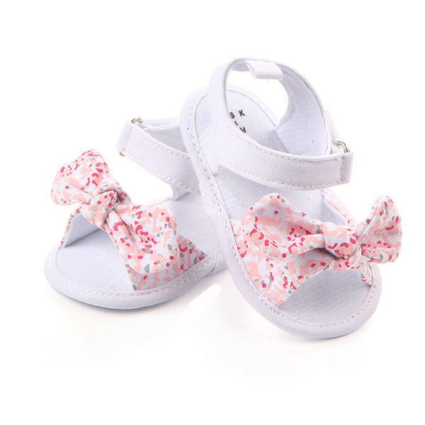 Girls Sandals Kids Baby Shoes Lovely Flower Baby Summer Shoes Newborn Girls Antislip First Walkers