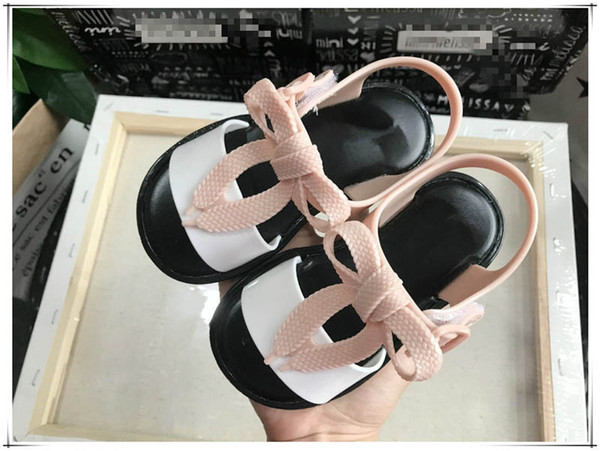 2019 Summer new kids shoes kids designer shoes Girls Sandals Fashion princess toddler Sandals baby shoes sweet jelly Girls shoe A2530