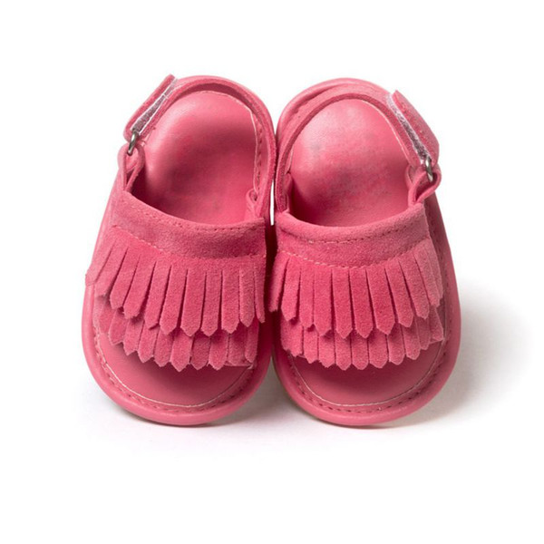 Baby Sandals PU Baby Girl Shoes Newborn PU Tassel Fashion 9 Color Baby Boy Shoes 2019 Summer Girl Sandals