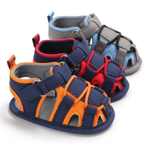 0-1t baby shoes Summer baby boy shoes baby Sandals Moccasins Soft First Walker Shoe infant shoes Newborn Sandals Toddler Sandals