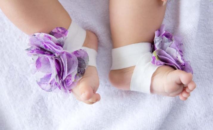 10 pairs=20pcs top baby Foot flower Baby Sandals / Barefoot Sandals / Baby Shoes /Toddler Shoes