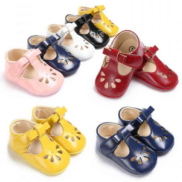 Fretwork PU Girs Sandals Kids Summer Sandals Hollow Out Soft Children Casual Shoes Girls Princess Shoes Baby Toddler Shoes