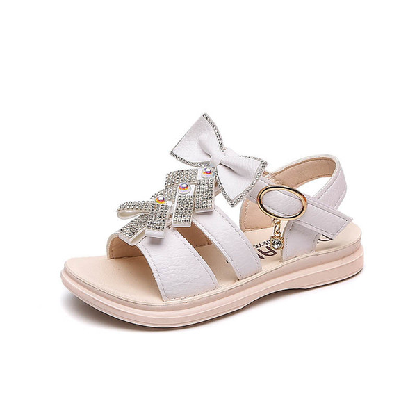 Fashion new 2019 kids shoes crystal girls shoes big kids designer shoes Children Sandals Girls Sandals princess Kids Sandals A4345