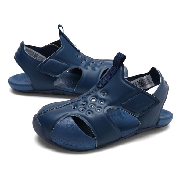 2019 Brand Children Shoes Kids Sandals Boys Girls Breathable Flats Summer Beach Shoes 3 colors Sandals Free shipping