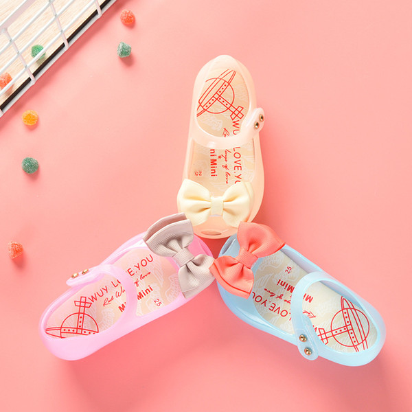 Melissa Shoes Girls Sandals Led Lighting Soft Jelly Girls Shoes Casual Baby Toddler Sandals Summer Princess LED Mini Melissa