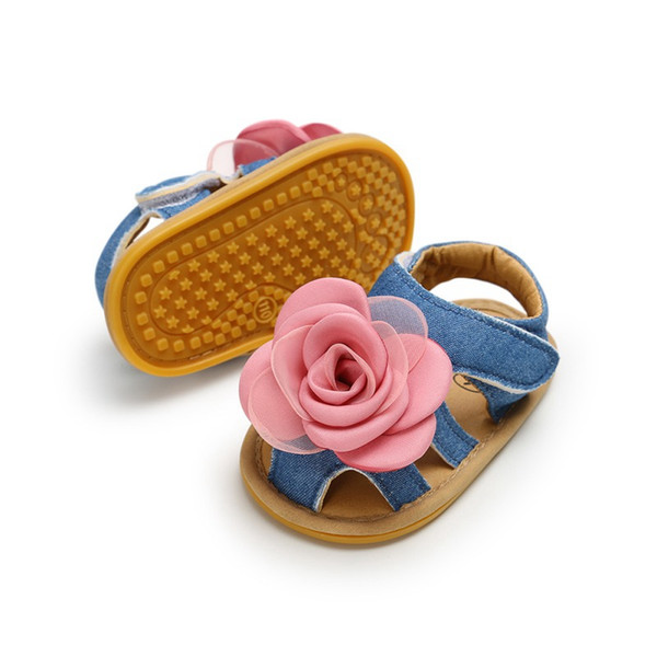 Flower Anti-slip Kids Soft Sole Sandals Baby Girls Sandals Shoes Newborn Summer Footwear Infant Shoes for Baby