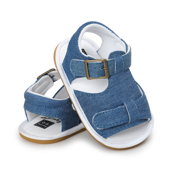2019 Kids Summer Toddler Baby Boys Girls Breathable Sandals Anti Slip Crib Shoes Beach Shoes