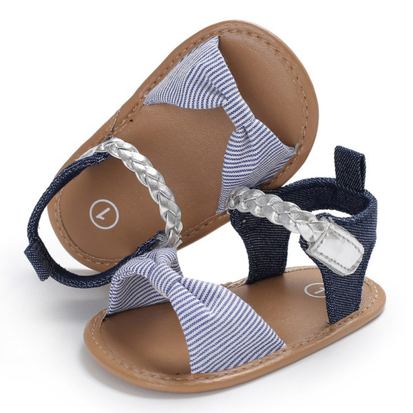 6 Styles Kids Baby Girls Summer Sandals Soft Sole Indoor Princess Party Baby Shoes Slippers Princess Sandals Walking Shoes