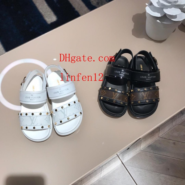 kids boys girls sandals for children high quality children shoes 26-34 guc-44