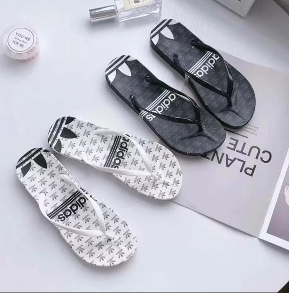 2019 NEW Designer slipper Gear bottoms mens striped sandals causal Non-slip summer huaraches slippers flip flops slipper BEST QUALITY 36-40