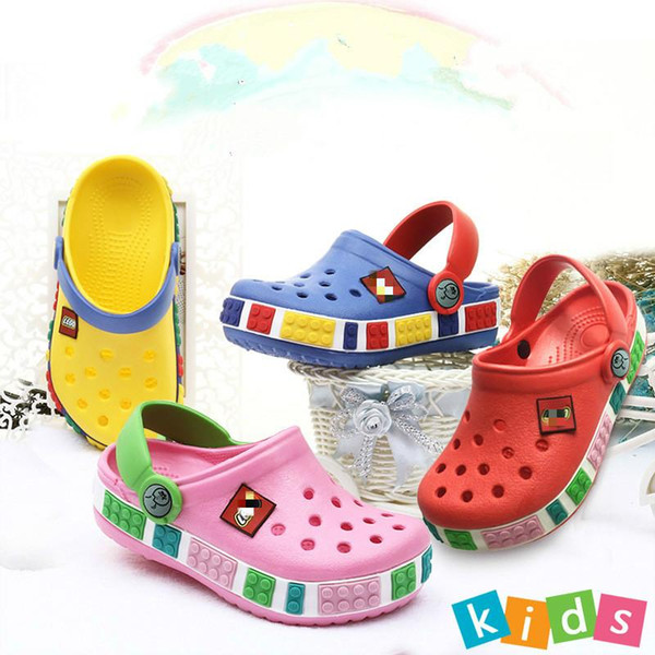 2019 New Summer Fashion Children Cave Shoes Boys Girls Outdoor Slippers Kids Beach Flip Flops Breathable Light Toddler Slipper