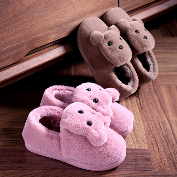 VOSONCA Children Shoes Girls Cotton Slippers Boys Home Shoes kids Baby Indoor Slippers Non-slip Soft Bottom Princess Warm