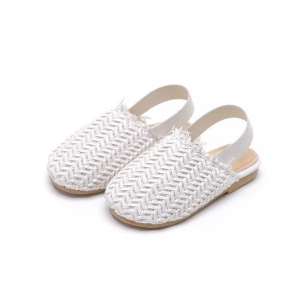 Girls Home Slippers Kids Weave Sandals Boy 2019 Summer Fashion Casual Sandals Comfortable Children's Leather Knit Flat Shoes
