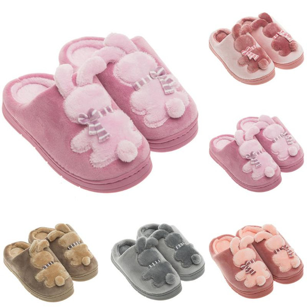 2020 New Cartoon Children Slippers Home Shoes Kids Cute Cartoon Warm Non-slip Floor Home Slippers Shoes Toys