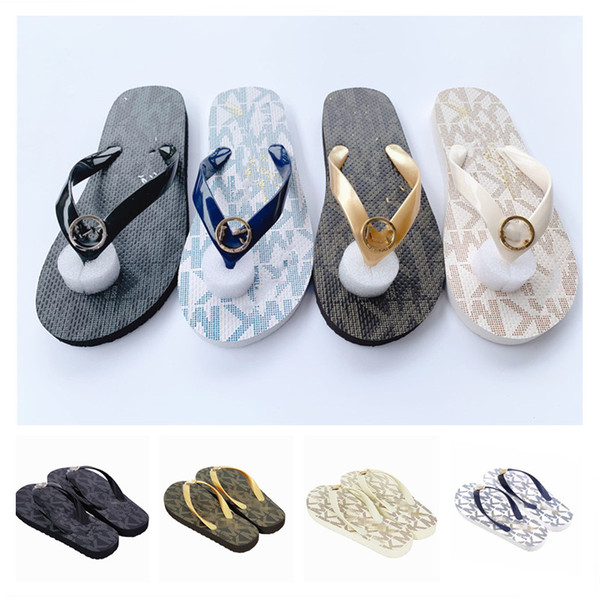 Women Letters Slippers Summer Beach Flip-Flops Slides Loafers Fashion Non Slip Flat Flip Flops Sandals Bid Girls Wearproof Bath Shoes D21802