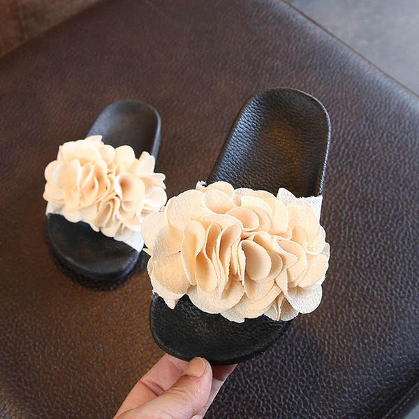 Fashion Summer floral Girls Slippers children shoes girls shoes Chaussures pour enfants kids designer shoes Girls Beach Sandals A4547