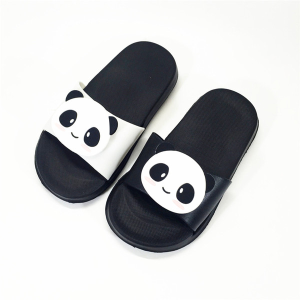 Indoor Children Slippers Girls Boys Little Kids House Shoes Cute Panda Soft Toddler Baby Home Shoes Light Weight