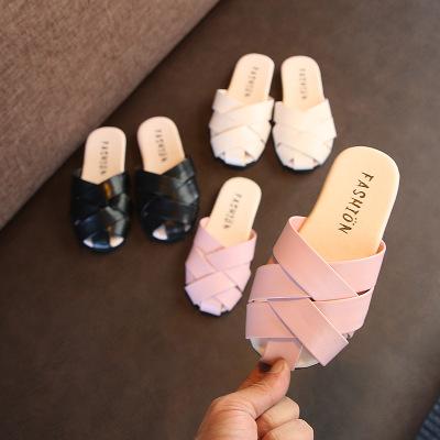 Baby Girls Hollow Weaving Slipper Sandals 2019 New Summer Fashion Kids Slipper Girls Breathable Beach Shoes Children Shoes