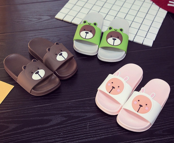 Chirldren's Slipper,Bear Lightweight Shower and Poolside Sandal Beach Sandal