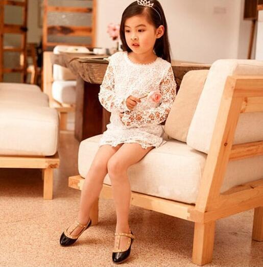 Sale New Pretty Princess Girls Kids Children Sandals Leather Rivet Buckle Flat Heel Shoes For 2-10 Years