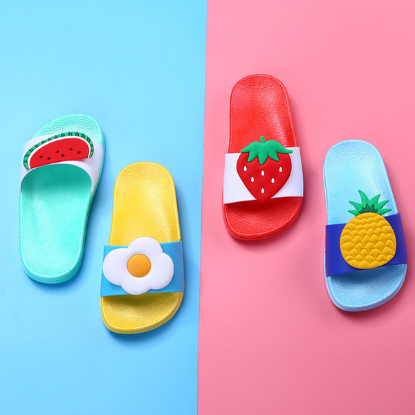 Baby Kids Girls Boys Girls Slippers Toddler Water Children Flip Flops Barefoot Child Fruit Shoes Swimming Summer for Kids baby