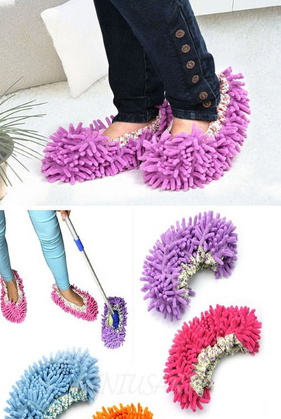 New 2014 New 1Pcs Dust Mop Slipper Lazy Quick House Floor Polishing Cleaning Socks