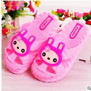 Cool in the summer of 2017 the new children slippers baotou baby soft bottom antiskid private bathroom slippers