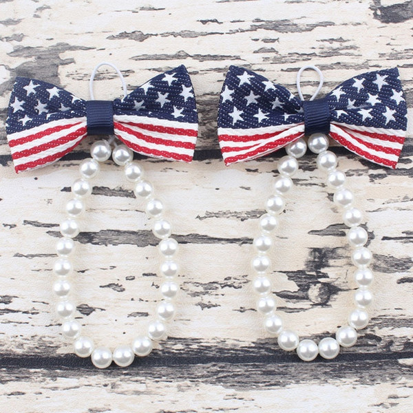 Variety Baby Bow Foot Flower Wrap Barefoot Sandals Pearl Adjustable Shoes 4th of July Jewelry Ankle Chain