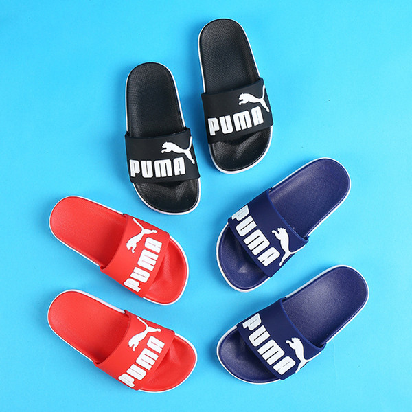 2019 New Style Kids Girls Summer Flip Flops Boys Beach Wear Cartoon Striped Slippers Princess Girls Floral Sandals Flats Children Slippers