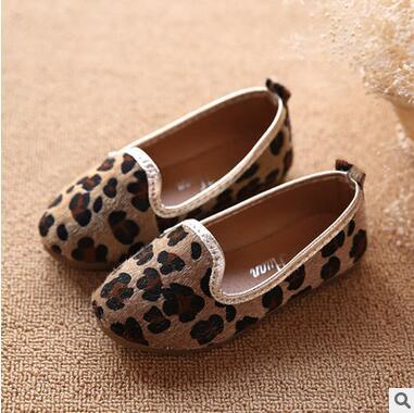 New Arrival Baby Girl's Leopard Flat Shoes Little Lady Fashion Cool Fur Shoes Summer Breathable Comfortable Shoes Free Shipping