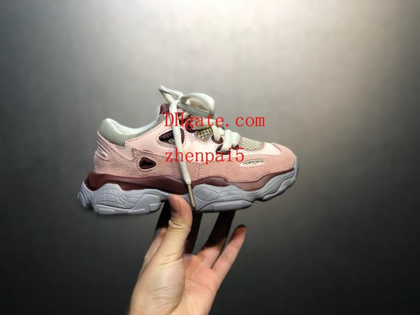 High Quality fashion kids boy Children off sneakers White Infant shoes toddlers Soft bottom girl trend running shoes ye-e2