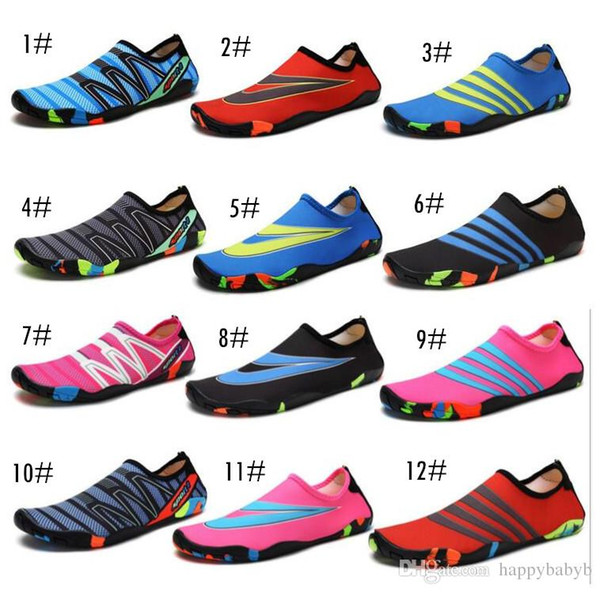 17colors lover Diving Beach Mesh Shoes Non-slip Barefoot Water Sports Skin Shoes Aqua Socks Adults Kids Swimming Surfing Yoga Exercise shoes