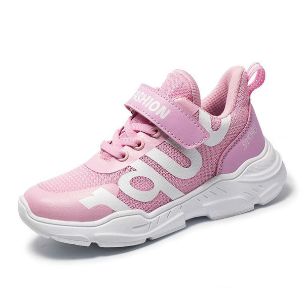 2019 Discount Summer Children Shoes Girls Sport Shoes New Arrival Breathable Casual Shoes Fashion Kids Sneakers Brand Size #28-38