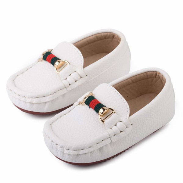 Children's Spring Autumn Kids Shoes Boys Gentleman Style Genuine Leather Anti-slip Soft Sole Comfortable Shoes For 1-3t Baby Shoes