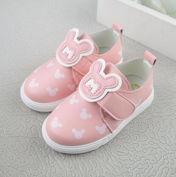 Small Kids Baby Pink Cute Lovely Slip On Casual Shoes light weight comfortable footwear