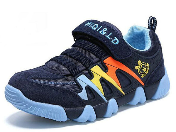 Jeff Sneaker big kids children navy blue cute lovely Fashion Casual Shoes Comfortable Mesh Upper light weight