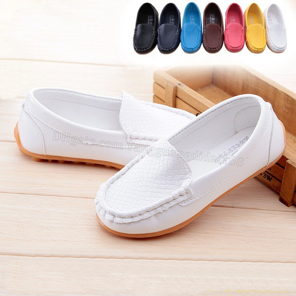 Hot Sale New Fashion Children Lazy Shoes Boys Gommini Loafers Girls Shoes Moccasins Kids Shoes Many Colors