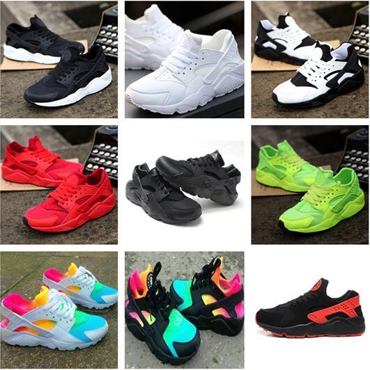 2018 Fashion Air Huarache Ultra Running Shoes Huaraches Rainbow Ultra Breathe Shoes Big kids Men & Women Huraches Multicolor Sneakers Shoes