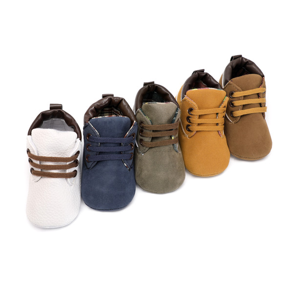 Newborn baby boys classic handsome first walkers Shoes baby boy child soft sole 5 Selection of color babies