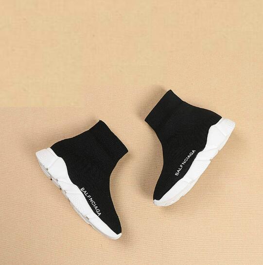 New 2018 spring new boy high help girls knit breathable socks shoes children sports baby girl running shoes free shipping